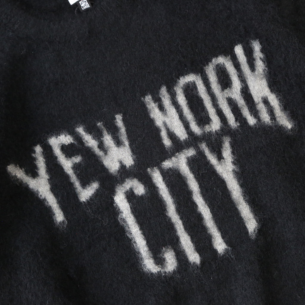 2410 YEW NORK MOHAIR SWEATER "BLACK"