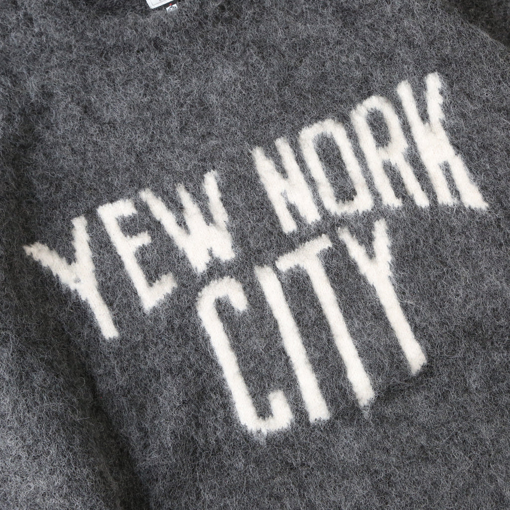 2410 YEW NORK MOHAIR SWEATER "GRAY"