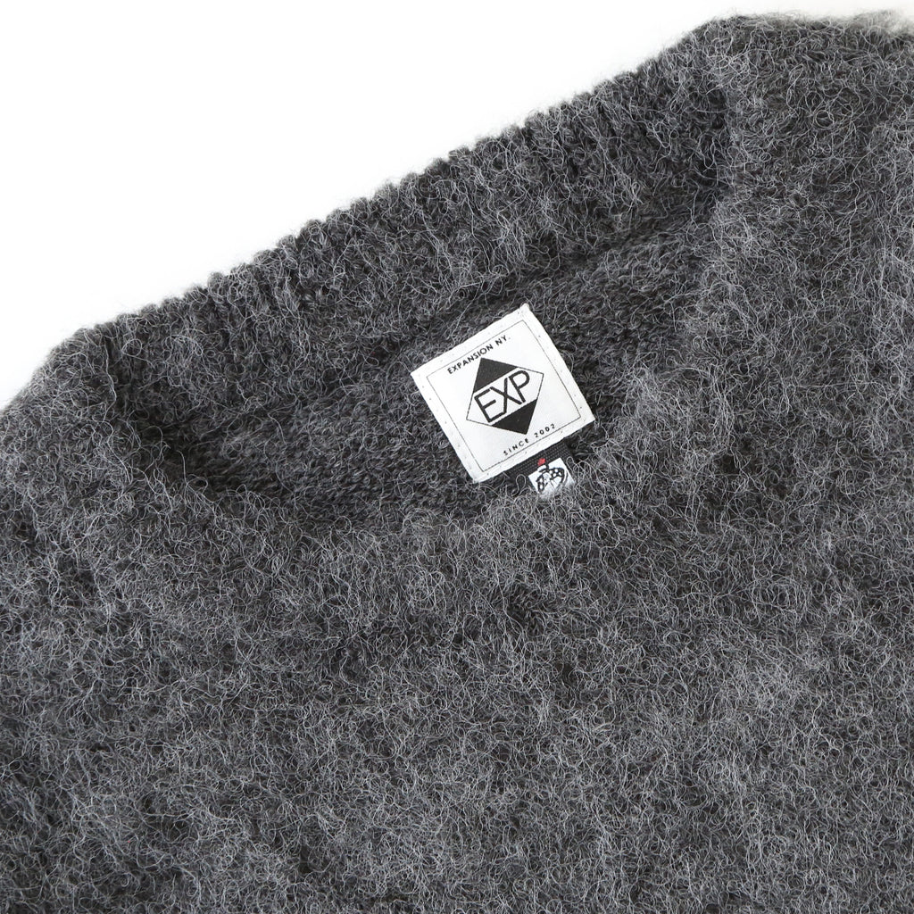 2410 YEW NORK MOHAIR SWEATER "GRAY"